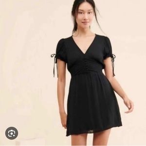 UO Talia Tie Sleeve Mini Dress